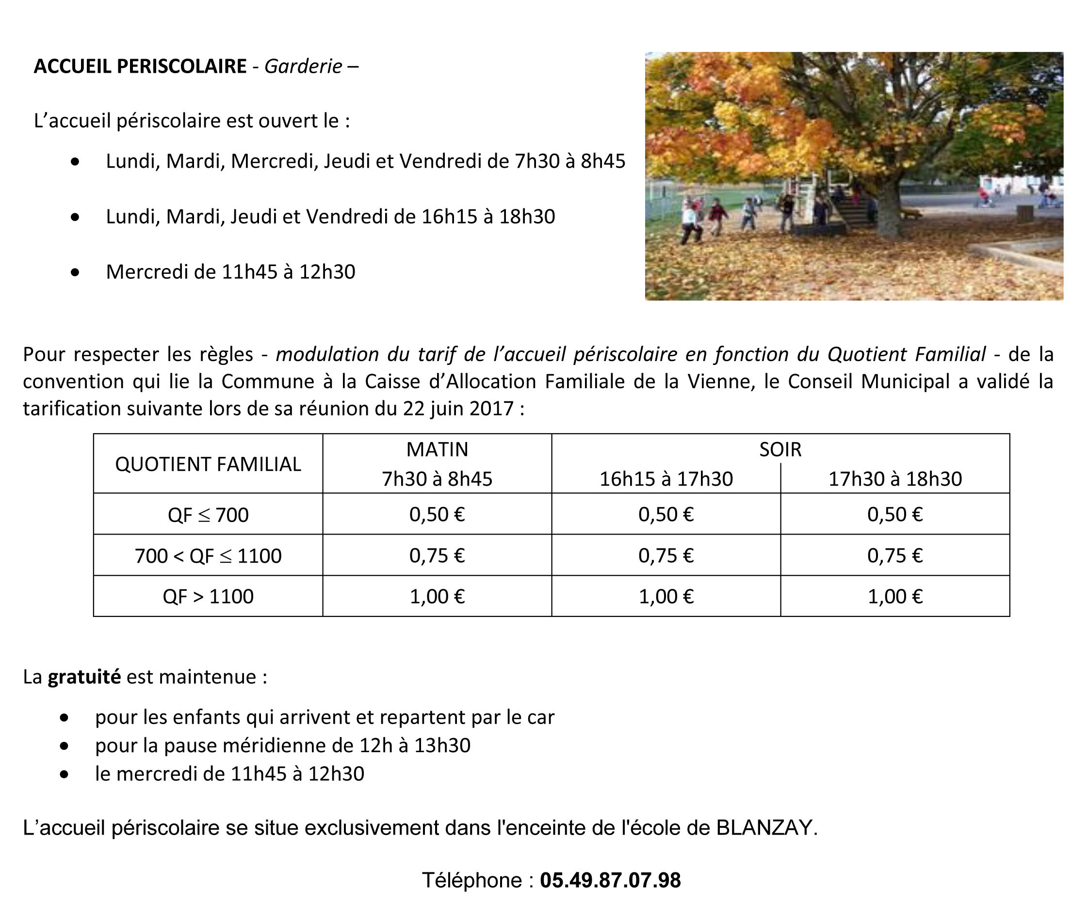 ACCUEIL PERISCOLAIRE 2017 ter